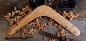 Handcrafted Lap joint Boomerang